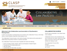 Tablet Screenshot of clasplaw.org